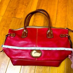 Dooney & Burke Beautiful Red Leather Tote!